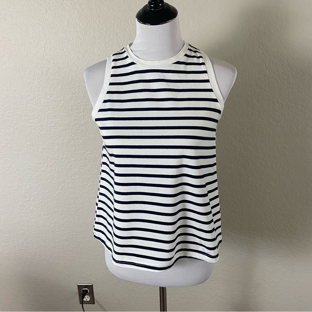 Pomander Place Sleeveless Stripe Top Size XS